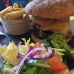 Buger at Station Bistro