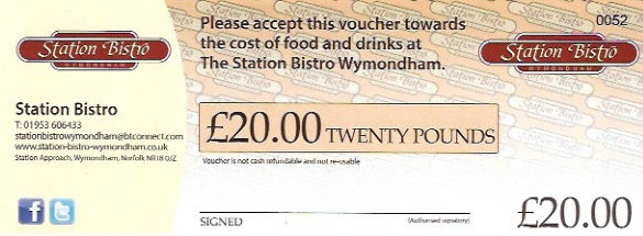 Station Bistro Gift Voucher